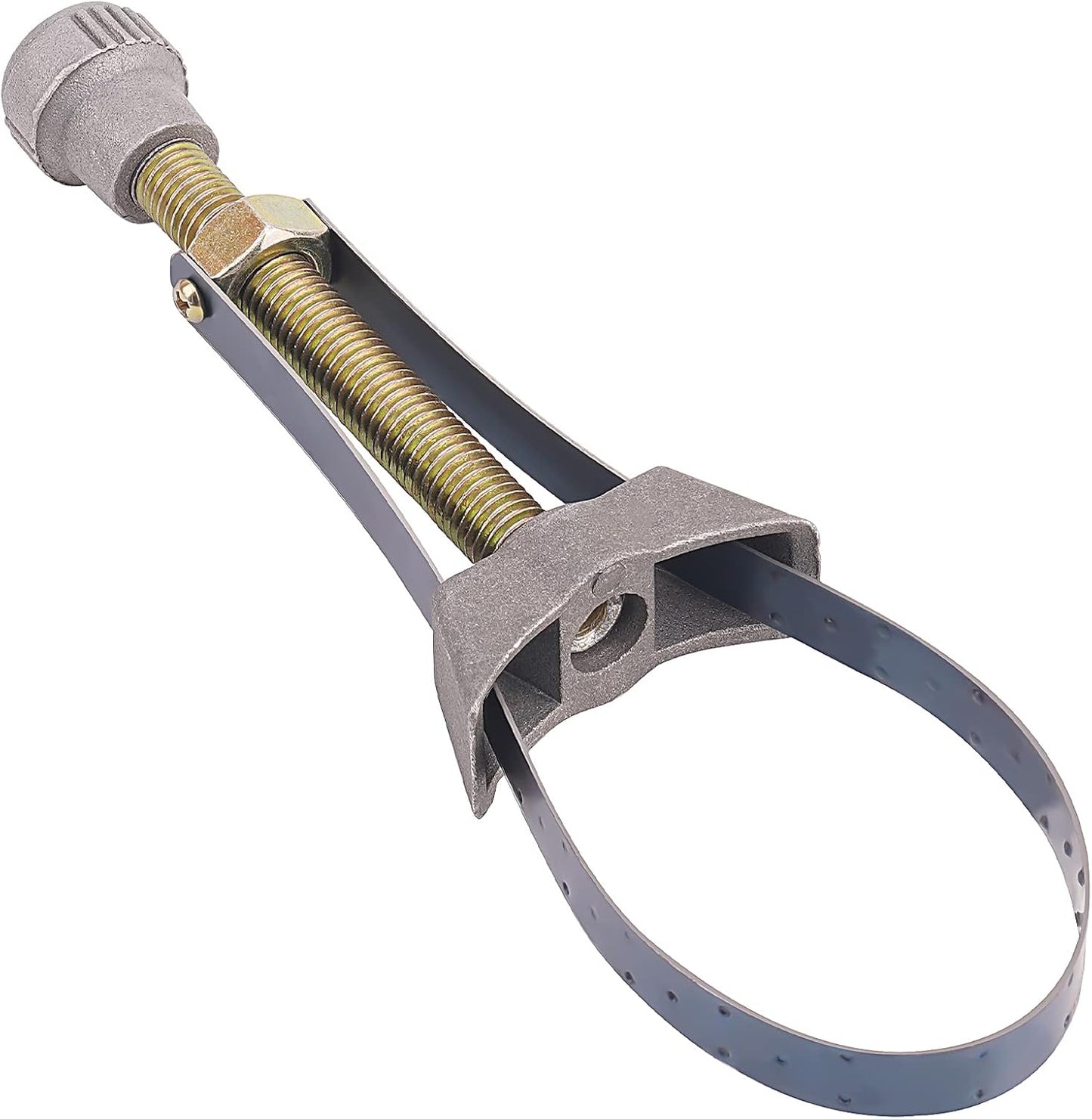 Road Passion 1PC Car Auto Motorcycle Oil Filter Tool Strap Wrench Diameter Adjustable 60mm To 120mm Universal Removal Tools Suction Tweezers Replacement Tips Strap Wrench