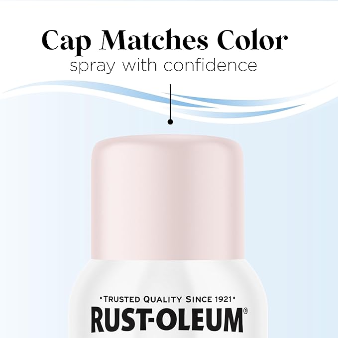 Rust-Oleum Low Odor Premium Spray Paint, 11 oz, Matte Dusty Rose, 6 Pack