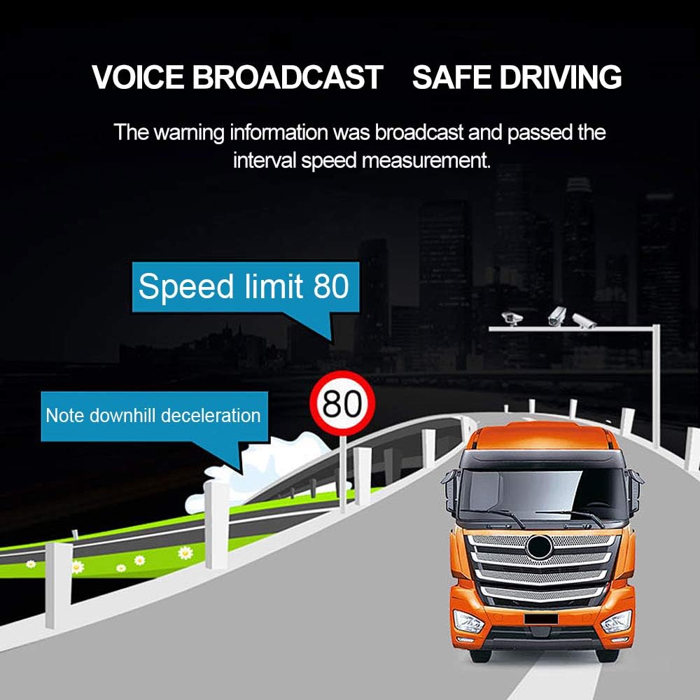 GPS Navigator for Car,9 inch Touch Screen Car GPS, Support Voice Turn Direction Guidance/Speed and Red Light Warning