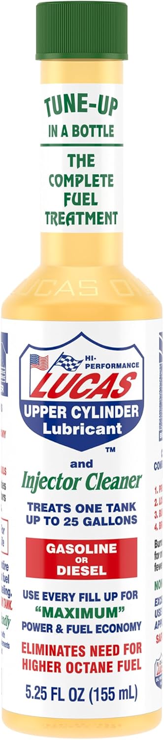 Lucas Oil LUC10020 Fuel Treatment - 5.25 Oz, multi-colored