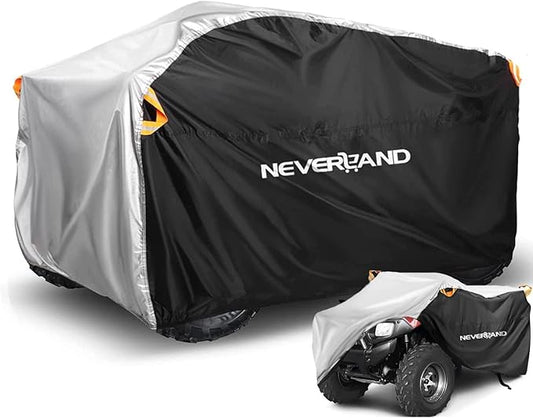 Neverland ATV Cover Waterproof Heavy Duty XL Universal Quad Cover Outdoor Storage Cover 4 Wheeler Rain Cover All Weather for Polaris Sportsman Yamaha Honda Kawasaki Quad Bike