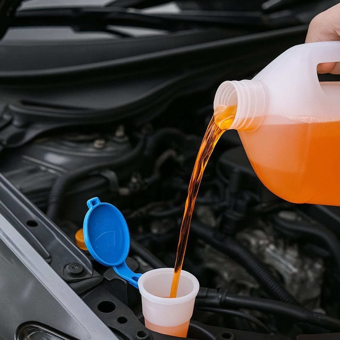 ABRO Car Windshield Washer Fluid: 1 Gallon, All Season/Weather Vehicle Window Cleaner | Streak-Free Clean | Bug and Tar Remover for Cars