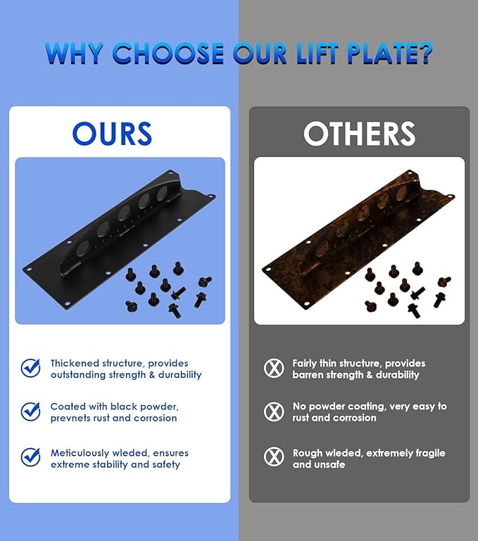 LS Engine Lift Plate Hoist Picker Cranet Lifting Plate Bracket for Chevy LS Series LSX LS LS1 LS2 LS3 LQ4 6.0 6.2 5.3 4.8 Gen 3 4