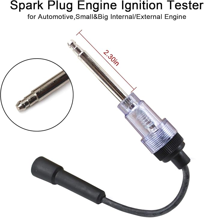 PANGOLIN 10 Pcs Carburetor Adjustment Tool Kit, Carb Adjustment Tool Kit with case, Cleaning Tool and Ignition Spark Tester, Tune-up Adjusting Tool for Common 2 Cycle Carburetor Engine