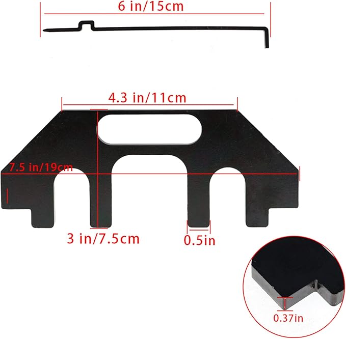 WFLNHB Camshaft Holding Tool Timing Alignment Holder Tool Kit 37200 with Chain Tensioner Replacement for Ford V6 3.5L 3.7L