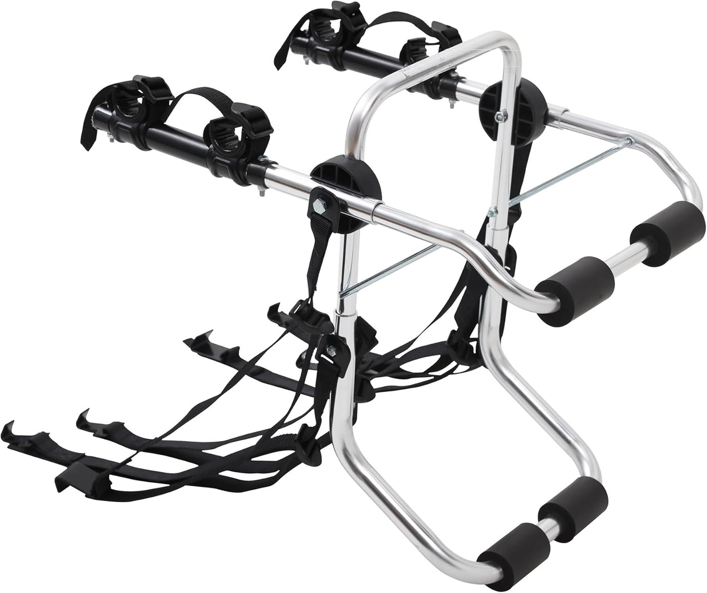 Young Aluminum 2-Bike Rack Trunk Mount, Hightweight for 2 Bicycles Up to 70 lbs Load