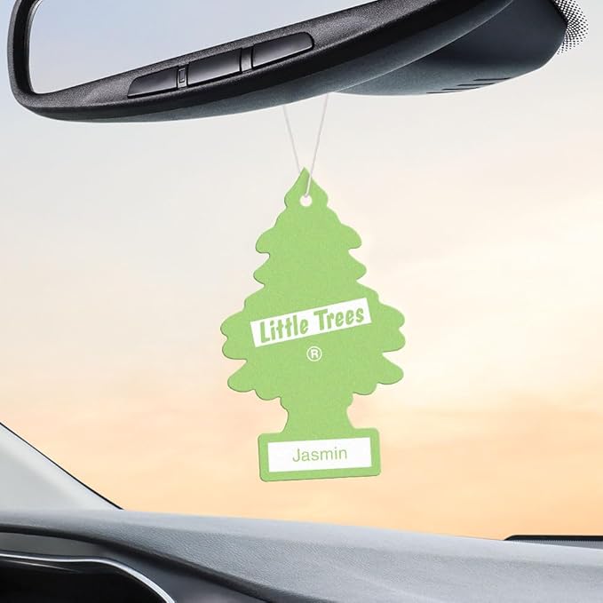 LITTLE TREES Car Air Freshener | Hanging Tree Provides Long Lasting Scent for Auto and Home | Jasmine, 24 Air Fresheners (Pack of 36)