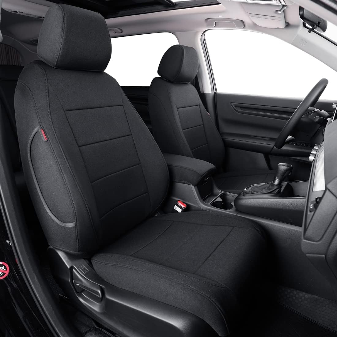 coverdream Custom Seat Covers Compatible with Select Honda CRV 2015 2016 Models (Black,Full Set)