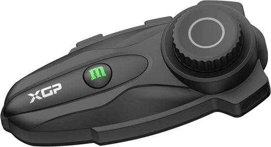 X10 10 Riders Group Mesh Motorcycle Intercom, 3000m Motorcycle Bluetooth Headset V5.3 with Audio Multitasking/Music Sharing, Helmet Communication Systems for ATV/Snowmobile/Ski,1 Pack