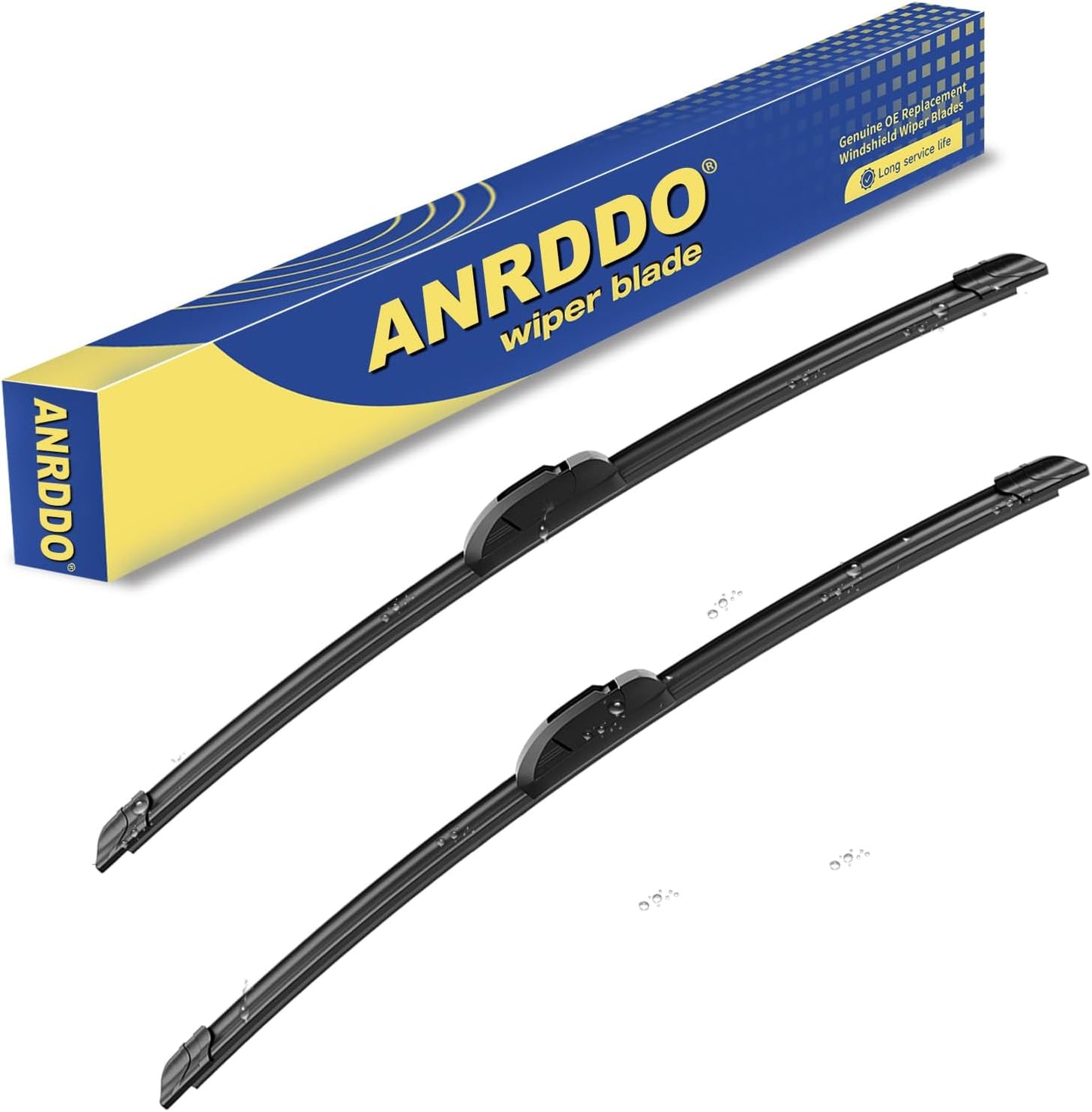 2 wipers Replacement For Fiat 500 2012 2013 2014 2015 2016 2017 2018 2019 Original Equipment Replacement Windshield Wiper Blades Set 24"+14" (Set of 2) U/J HOOK