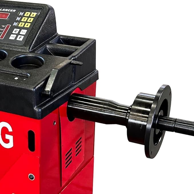 KATOOL Manual Wheel Balancer Machine KT-710G Tire Balancing Machine Tire Repair Tools for Home Garage and Shop, Red