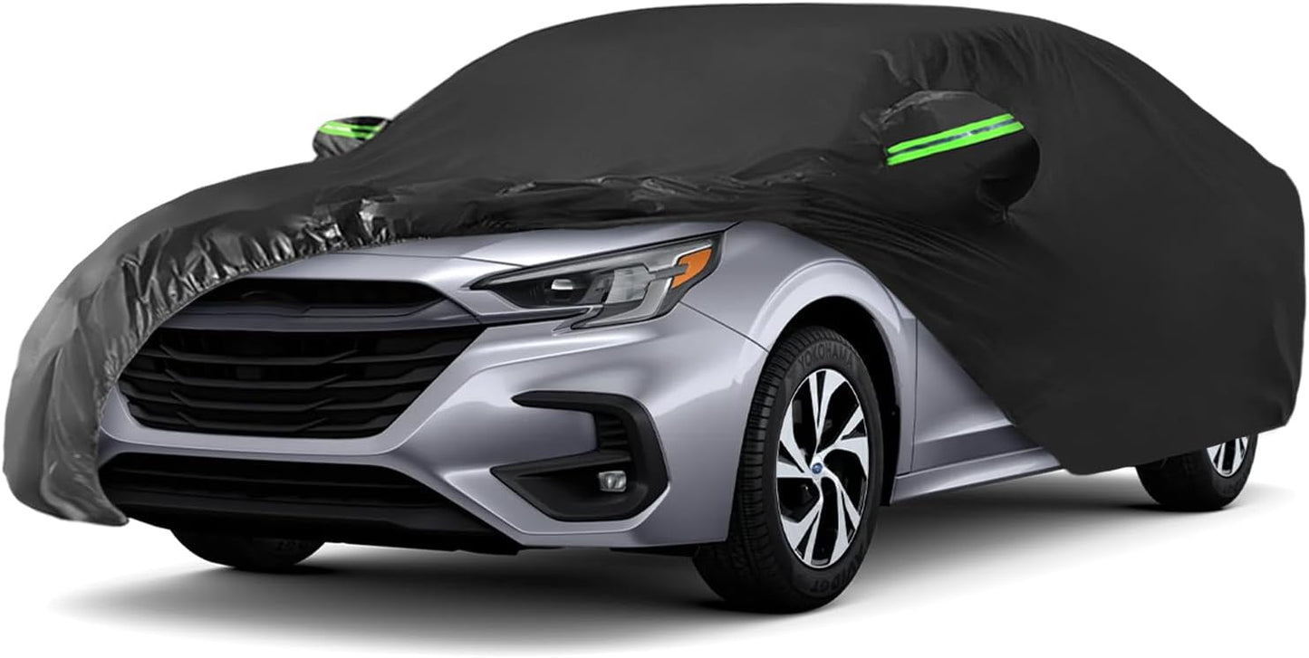 Proadsy 2025 Upgrade Car Cover Custom Fit for Subaru Legacy 2010-2025, Waterproof All Weather for Automobiles, Full Exterior Cover Rain Snow Sun Protector Indoor Outdoor Car Cover