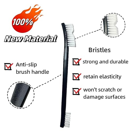 6-Pack Ultimate Detailing Brush Set: Heavy-Duty Nylon & Wire Brushes for Cars, Kitchens & Tight Spaces – Ergonomic Grip, Non-Scratch Bristles
