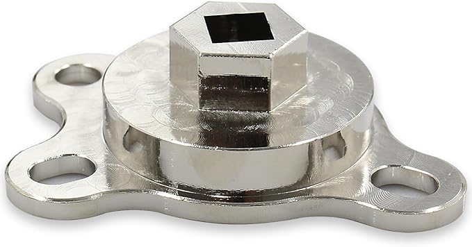 Crankshaft Turning Tool Engine Rotation Adapter Tool Compatible with Chevy Ford V8 Engines