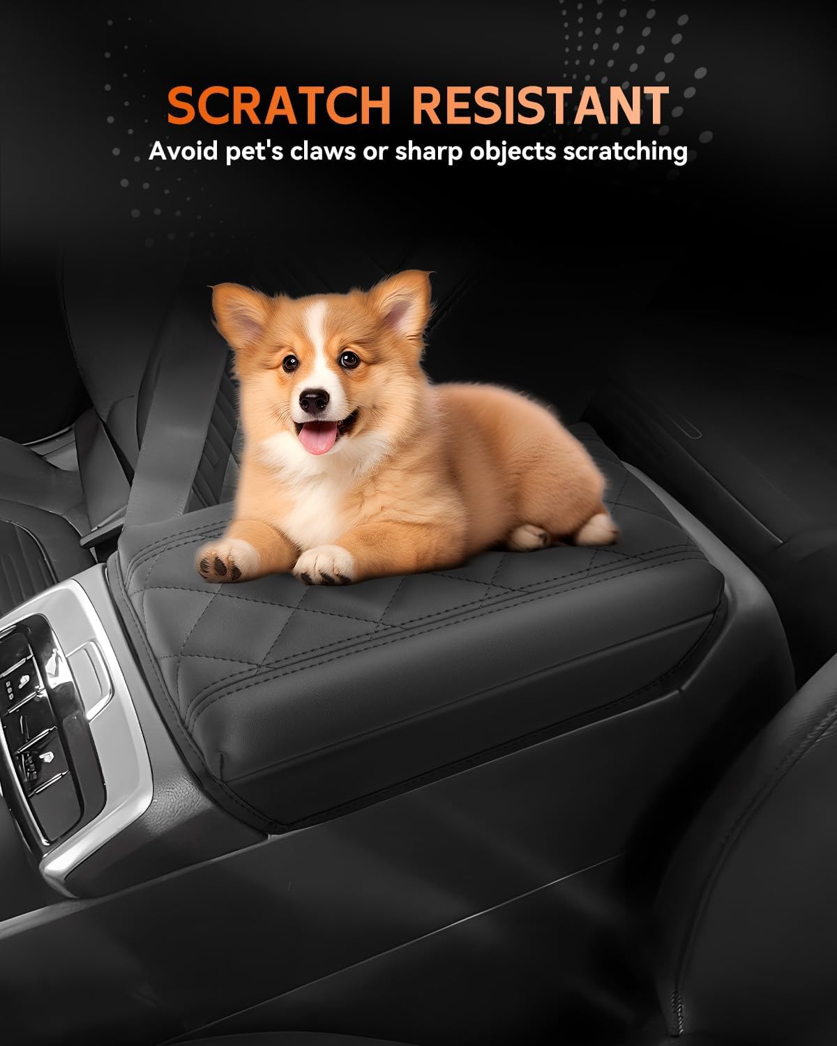 CDEFG for 2022-2025 Hyundai Santa Cruz Center Console Cover Armrest Box Cover for Santa Cruz Pickup (SE, SEL, SEL Activity, XRT, Limited) 2022 2023 2024 2025 Accessories Console Arm Rest Protector