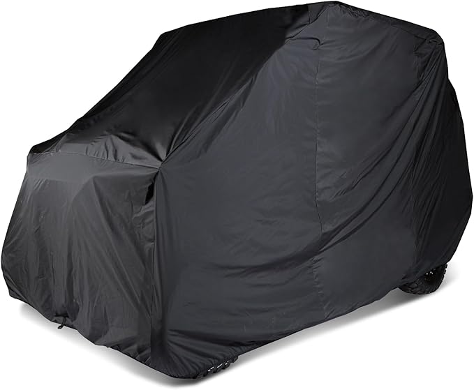 Covermates UTV Cover - Commercial Grade Vinyl, Weatherproof, Elastic Hem, Power Sports Covers, Black
