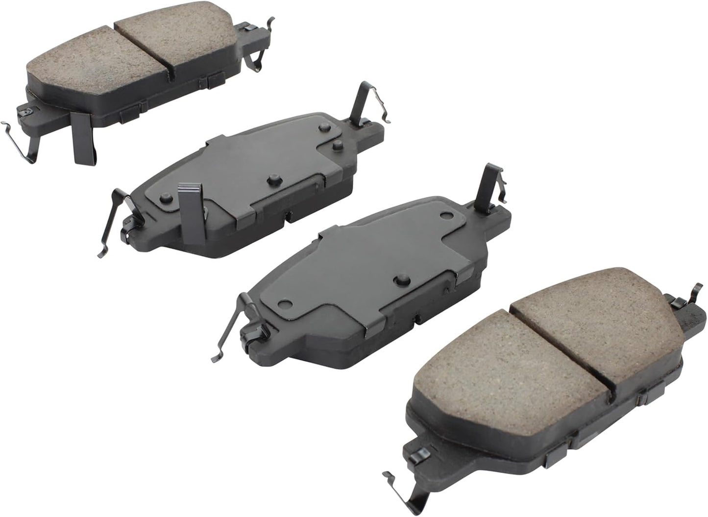 Premium Ceramic Rear Brake Pads (1001-2037C) Compatible with Honda CR-V 2017-2025