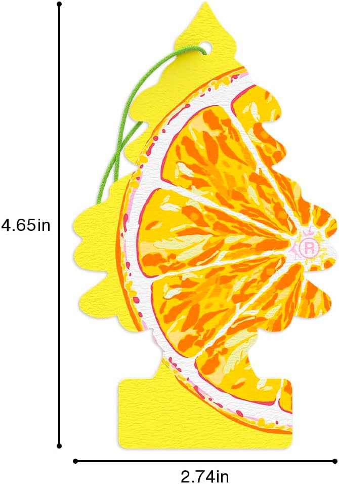 LITTLE TREES Car Air Freshener | Hanging Tree Provides Long Lasting Scent for Auto and Home | Sliced, 24 Air Fresheners