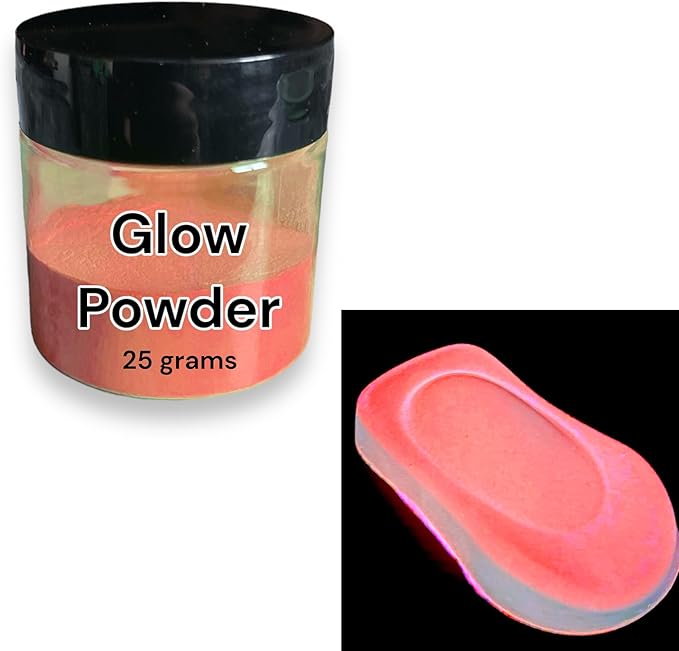 LiME LiNE Base Coat Maker Pigment Powder, Automotive Grade, Basecoat (Red Glow in the Dark)