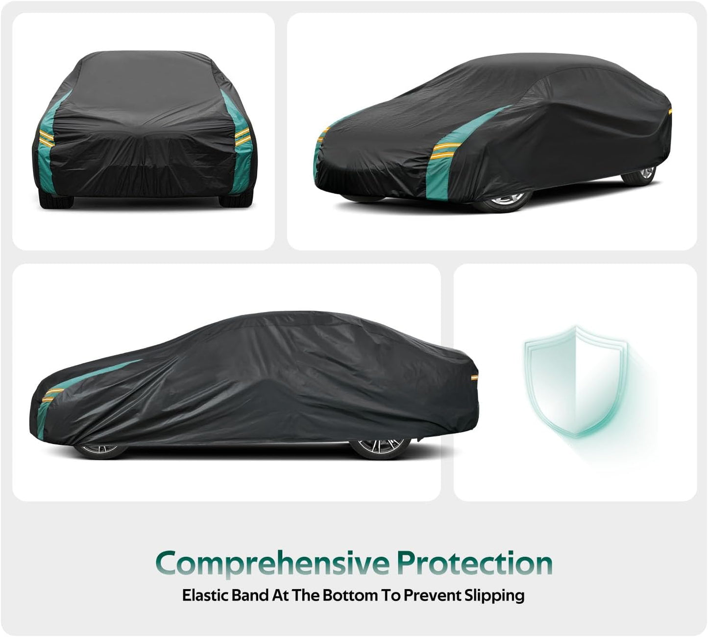 Car Cover Custom Fit for Chevy Camaro (1LS, 1/2/3 LT, LT1, 1SS, 2SS, ZL1), 1971-2025 Chevrolet Camaro Waterproof All Weather for Automobiles, Outdoor Full Cover Rain Sun UV Protection.