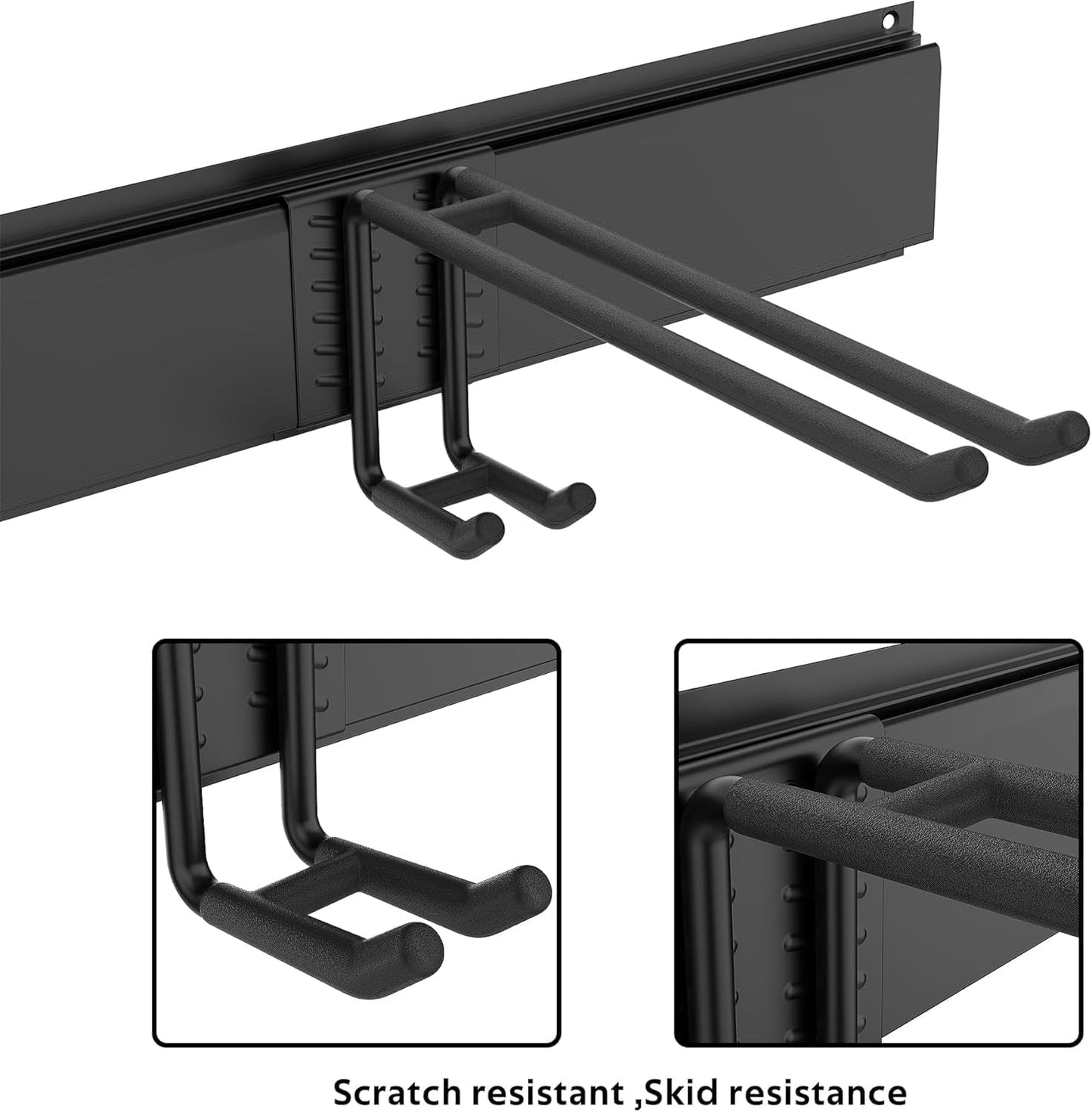 Ultrawall Ski Rack, Wall Mounted Ski Storage for Garage Storage Organizer System, 16 Pairs of Skis Holder for Home Shed, Holds Up to 600lbs