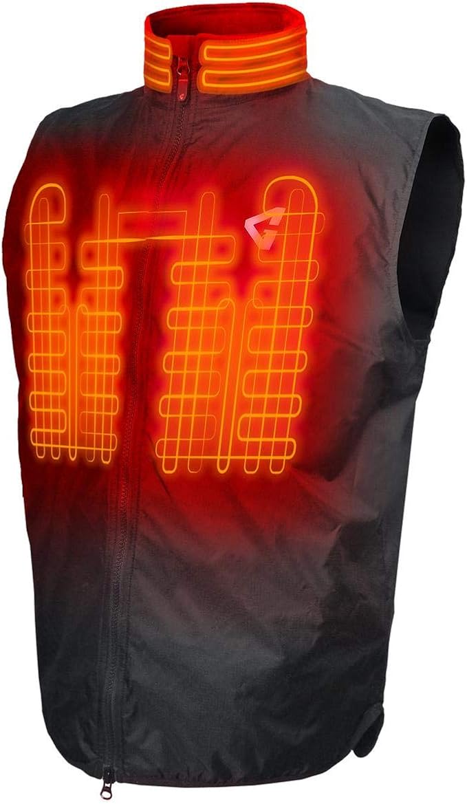 Gerbing Unisex 12V Heated Vest Liner, Wind-resistant, Motorcycle, Powersports