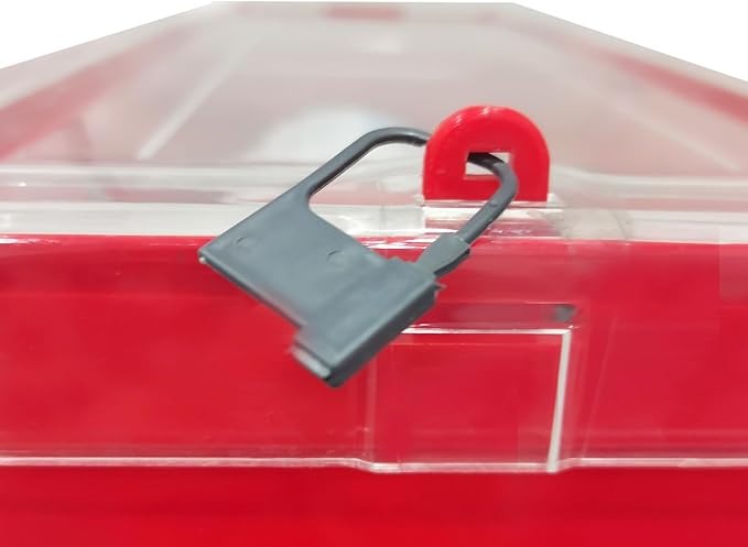 Victory Fire Extinguisher Cabinet Box Plastic Red Cabinet with Cover for 5lb 10lb Extinguisher (for 5LB Fire Extinguisher)