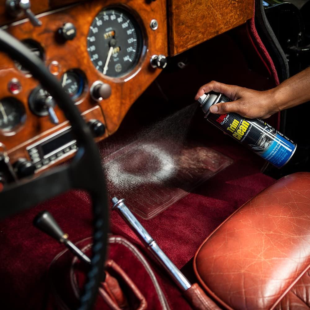 Stoner Car Care 91134–4PK Trim Clean All-Purpose Fast Acting Powerful Foaming Cleaner Quickly Removes Grime and Stains From Trim, Consoles, and More To Restore Automotive Interiors, 18 Oz, Pack of 4