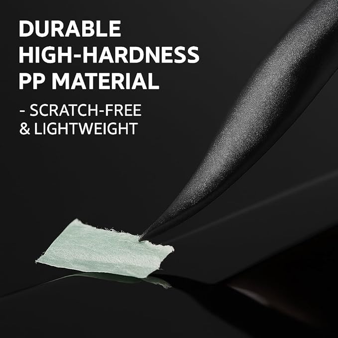 Car Detailing Pick Set 6pcs – Dual-Ended Plastic Cleaning Tools for Car Interior and Exterior, Non-Scratch Auto Detailing Picks, Lightweight PP Material, Black