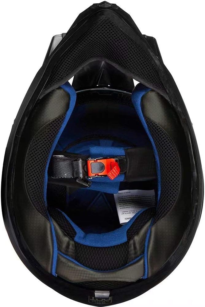 ILM Adult Dirt Bike Helmets Motocross ATV Dirtbike BMX MX Offroad Full Face Motorcycle Helmet, DOT Approved Model 128S (Matte Black, Adult-XXLarge)