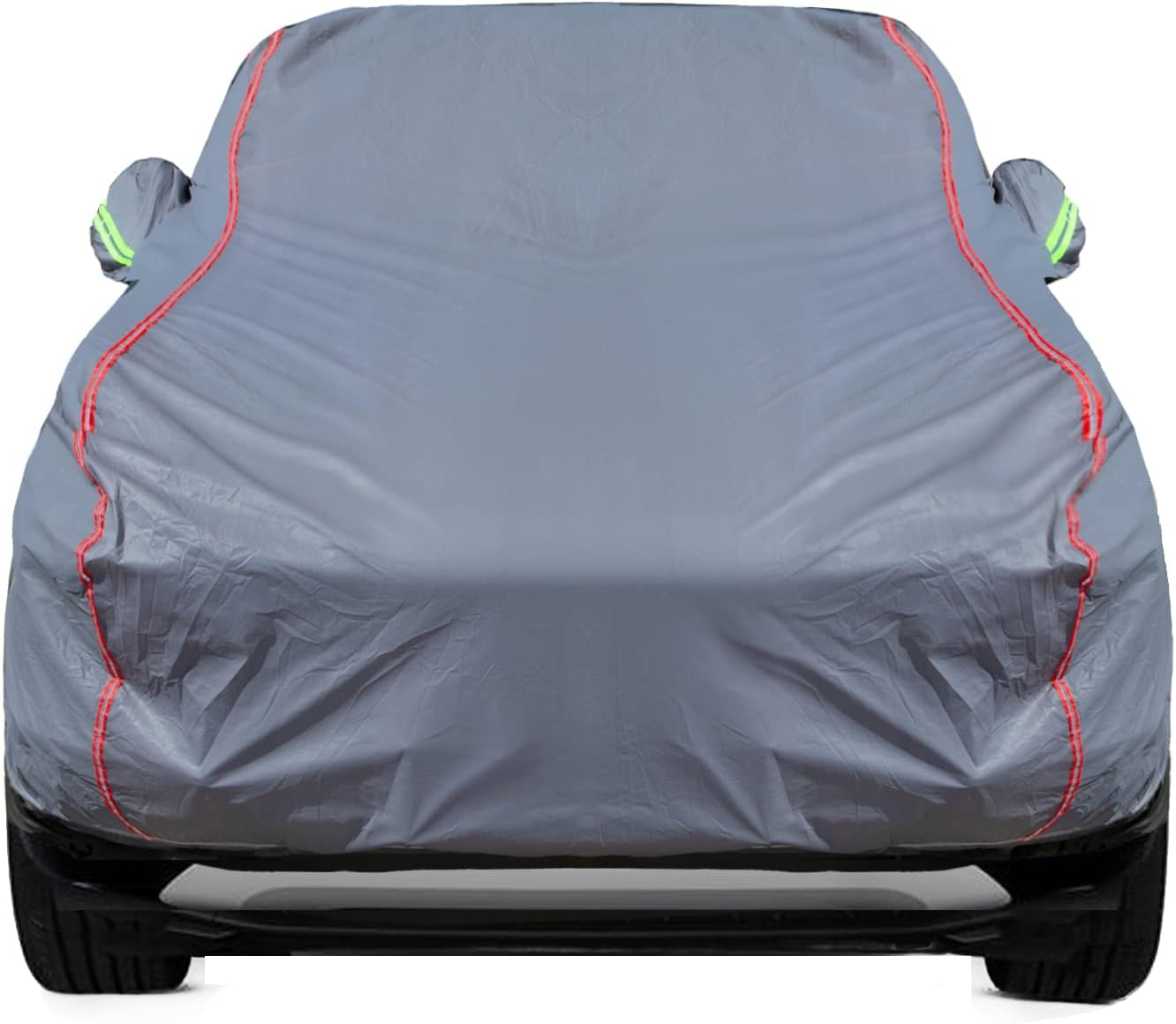 Breathable New Material, Waterproof Car Cover, Locks and Zipper Doors, Sunscreen Waterproof UV Prevention Snowproof Wind and Windproof,Suitable for Indoor Outdoor,for SUV (214"-236") C15