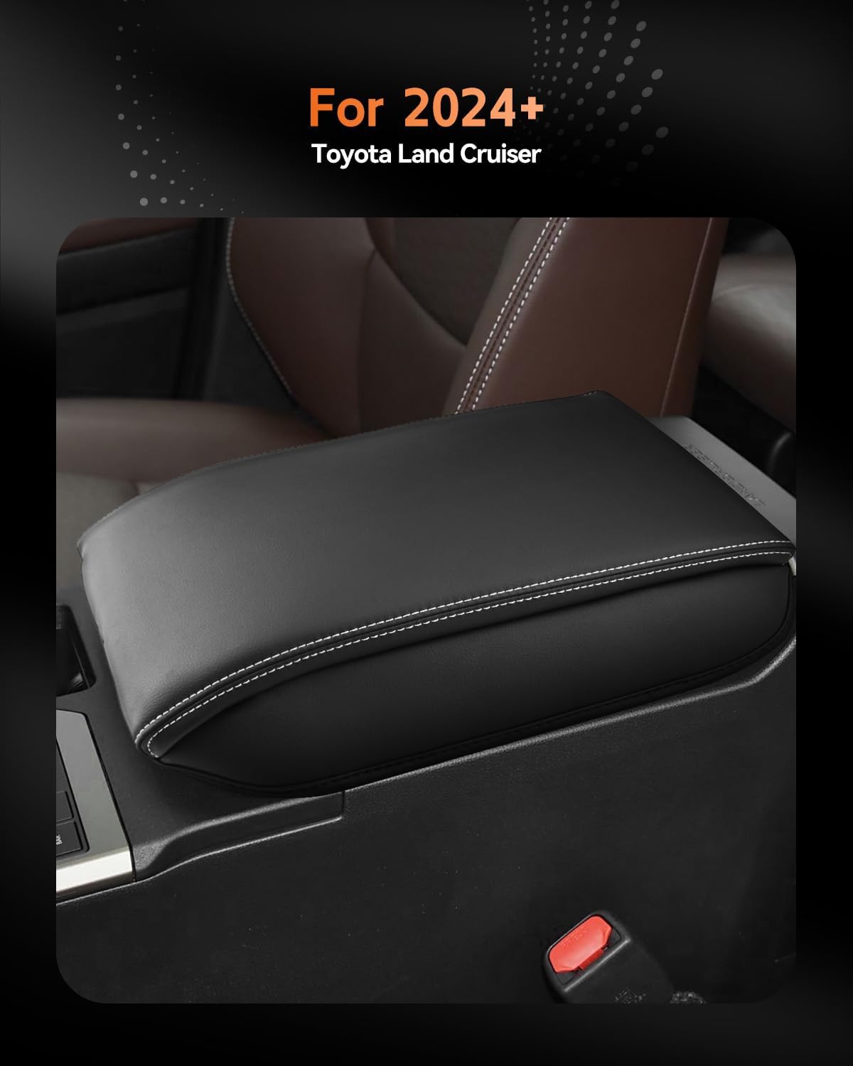 CDEFG for 2024 2025 Toyota Land Cruiser 250 Center Console Cover Armrest Box Cover for Land Cruiser (1958, Land Cruiser) 2024 2025 Accessories Arm Rest Protector