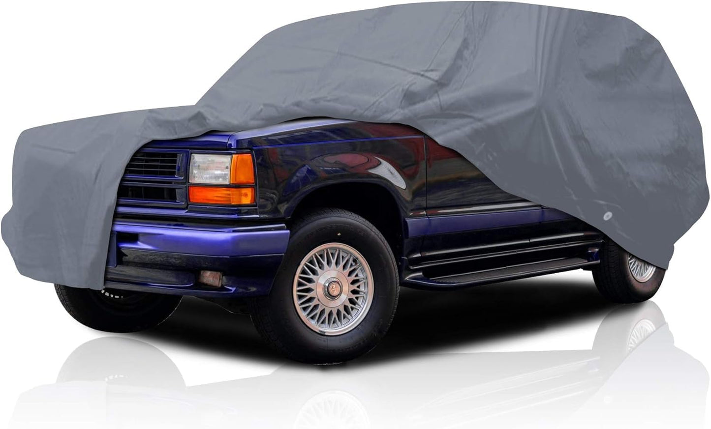 Supreme Full Car Cover - Semi Custom Fit for Uplander 2005-2009 SUV 4-Door | All-Weather Protection: Waterproof, Dustproof, Windproof, UV-Resistant | Includes Accessories