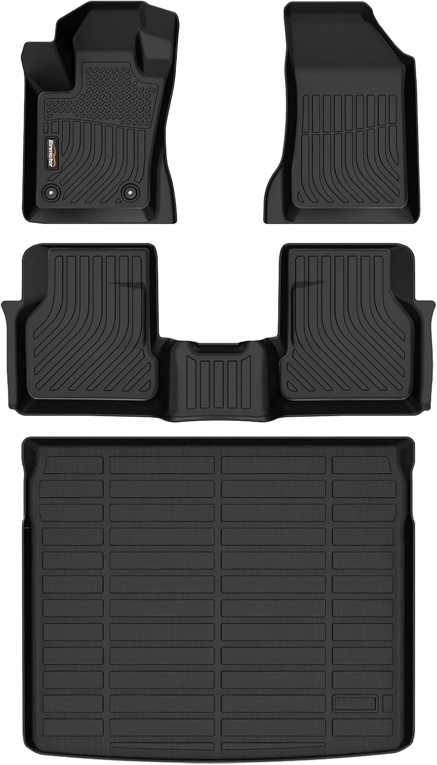 Binmotor-Floor Mats & Cargo Liner for Dodge Hornet 2023 2024 2025, GT丨GT Plus & R/T Plug-in Hybrid, All Weather Mats for Hornet Cargo Trunk Mat, Floor Liners Car Mats Accessories for Hornet