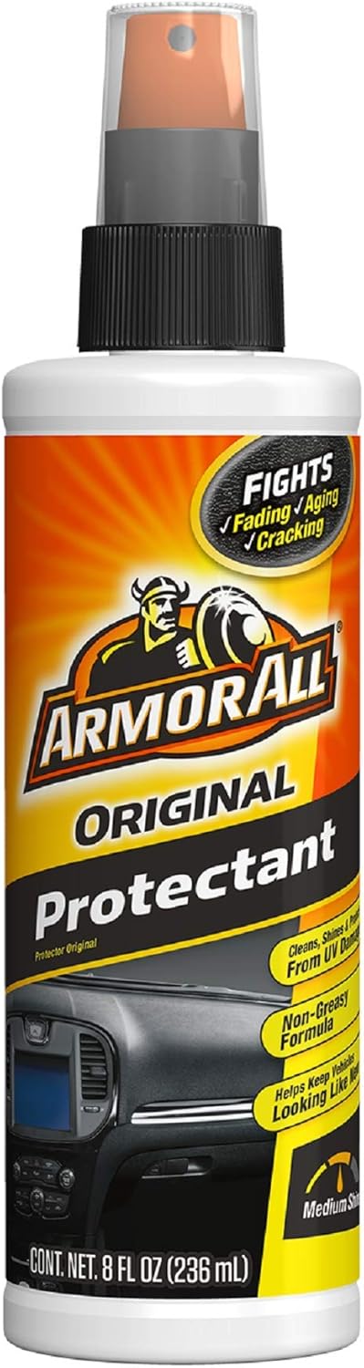 Armor All Original Protectant Spray, Car Interior Cleaner with UV Protection to Fight Cracking & Fading, 8 Oz (1 Pack)