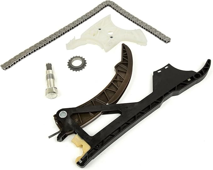 11318648732 Engine Timing Chain Kit with 2PCS Intake & Exhaust VVT Camshaft Adjuster Gear for BMW N51 N52 S55 535i X6 M4 X3 X4 X5 F10 F22 F23 328 Engine Aftermarket Parts