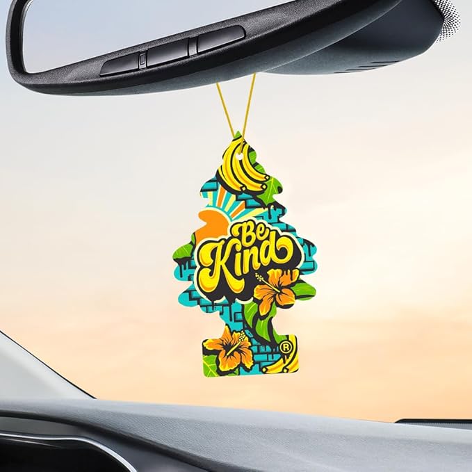LITTLE TREES Car Air Freshener | Hanging Tree Provides Long Lasting Scent for Auto and Home | Be Kind, 24 Air Fresheners