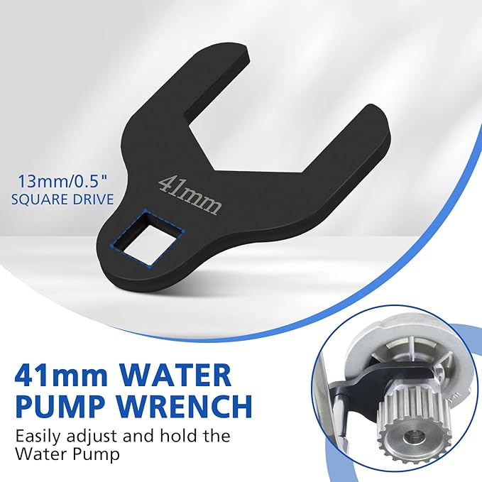 BETOOLL Engine Camshaft Alignment Locking Timing Tool Kit, Camshaft Holding Tool, with Water Pump Wrench for Chevy Cruze Aveo Opel Chevrolet Alfa Romeo Fiat 16V 1.4 1.6 1.8 en6340 km6340