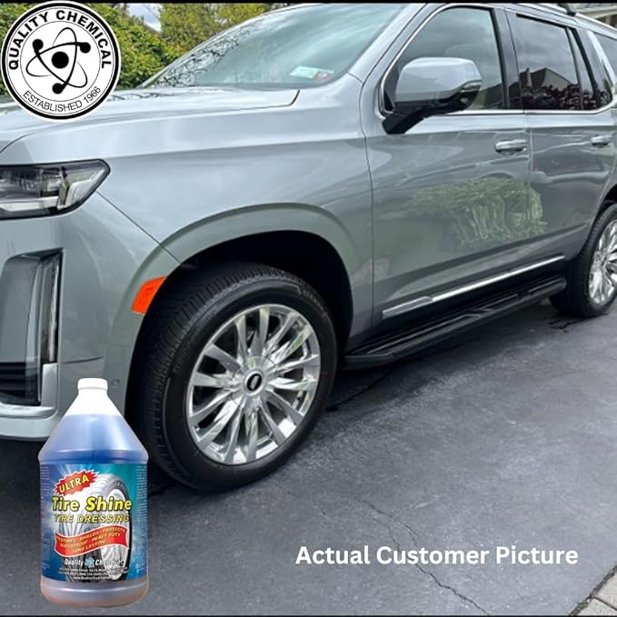Quality Chemical Mag Brite & Ultra Tire Shine Combo - 128 oz of Mag Brite (Pack of 1) - 128 oz Tire Shine (Pack of 1) - 2 Gallon Combo