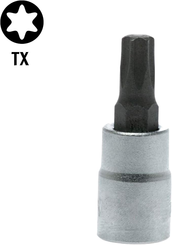 Teng Tools TX30 1/4 Inch Drive Metric Torx TX Chrome Vanadium Socket | Mechanic Tool | Hand Tool - M141230T-C