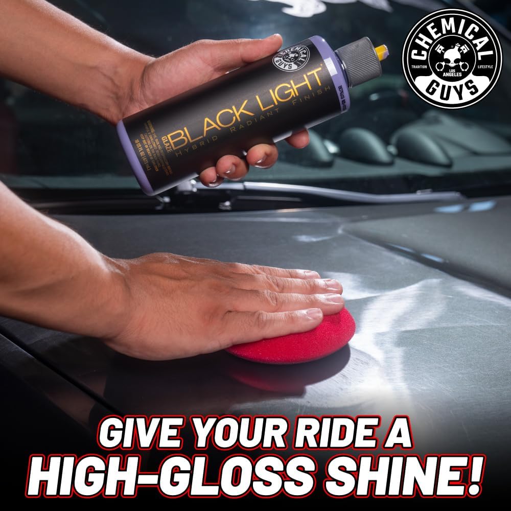 Chemical Guys Black & Dark Color Paint Maintenance Kit - Enhance Gloss, Deepen Shine, Protect Dark Finishes, Restore Depth, Minimize Swirls, Car Care Kit for Black Cars HOL_201