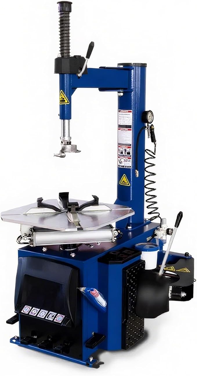 Heavy-Duty Tire Changer and Wheel Balancer Combo with Air Bead Blaster, 2.0HP 110V, Expands to 24" Rims, 36-Month Parts Replacement(Combo 2)
