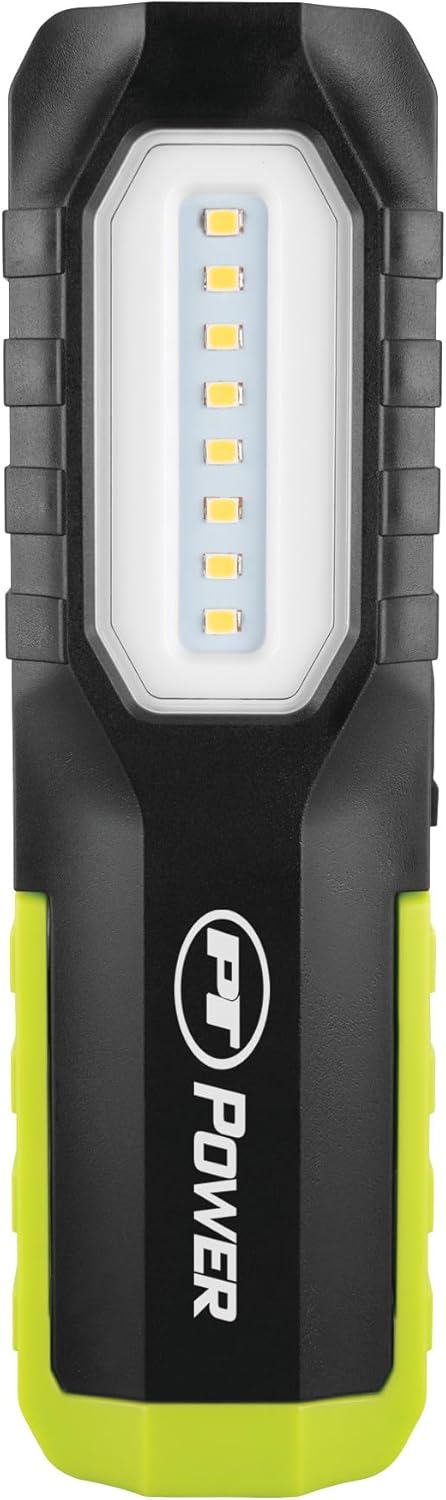 Performance Tool W2685 300+ Lumens 2-in-1 Li-Ion Work Light - Area Light and Spotlight in One, Rechargeable