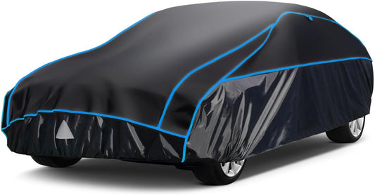 Hail Protector Car Cover, Outdoor Anti Hail Car Covers Thick Multi-Layered EVA, Hail Proof Car Cover Waterproof All Weather, Hail Protection Padded Fit Porsche 911, Chevy Corvette, BMW M2, Etc