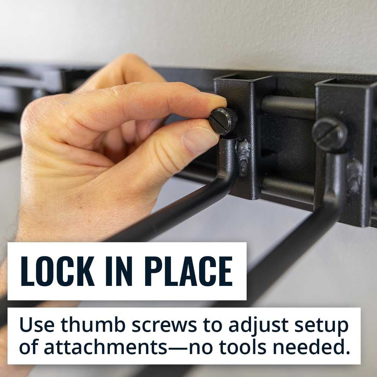 StoreYourBoard 48'' Modular Garage Tool Organizer Wall Mount – Adjustable Garden Tool Rack for Garage Organization and Storage, Heavy-Duty Steel Wall Tool Organizer, Holds 450 lbs