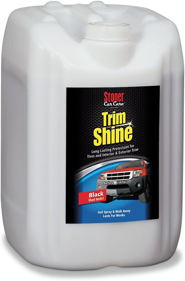 Stoner Car Care 91069 Trim Shine Plastic Vinyl Rubber Dressing, 5-Gallon
