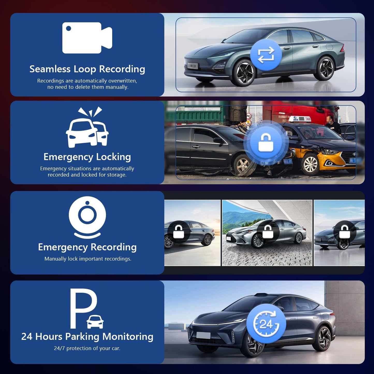 9inch Portable Carplay Screen for Car, Wireless Apple Carplay & Android Auto with 4K Dash Cam,1080p Backup Camera,Car Audio Receivers, GPS Navigation, SuperLink,FM, Music Player