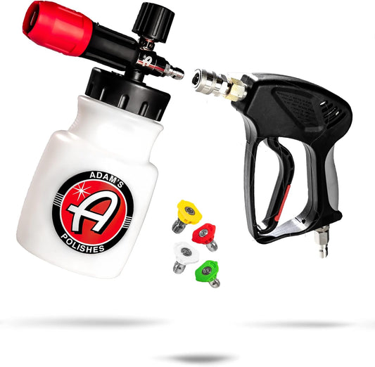 Adam's Polishes Premium Foam Cannon - Custom Snow Foam Cannon Soap Sprayer for Car Wash | Sprayer Cannister for Pressure Washer