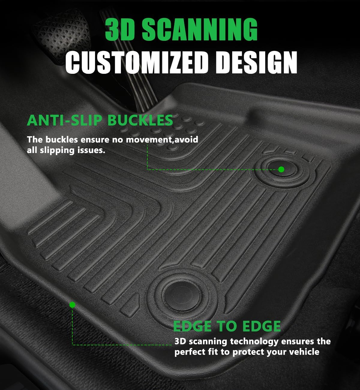 for BMW X3 Floor Mats 2024 2023 2022 2021 2020 2019 2018(Only Fit Models with X3 Spare Tire),Car Mats for BMW X3 G01/M40i/30i/M All Weather Car Mats Cargo Liner Accessories 2018-2024