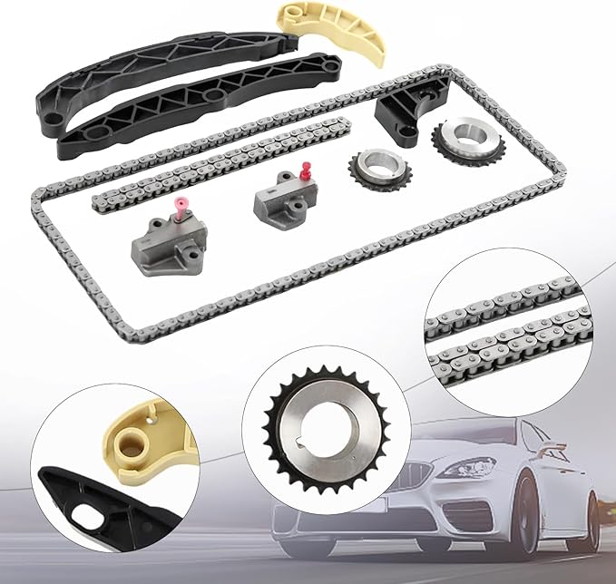 24322-2G111 24321-2G111 Timing Chain Kit Oil Pump Gear Fits for Sonata Optima Sorento Sportage G4KJ G4KC 2.0L 2.4l Engine Timing Chain Aftermarket Parts
